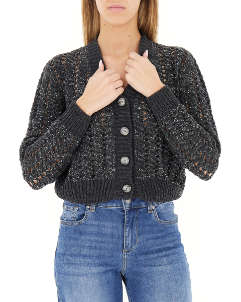 Cardigan con bottoni