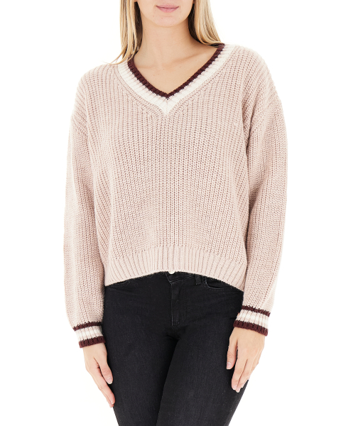 Maglione scollo V
