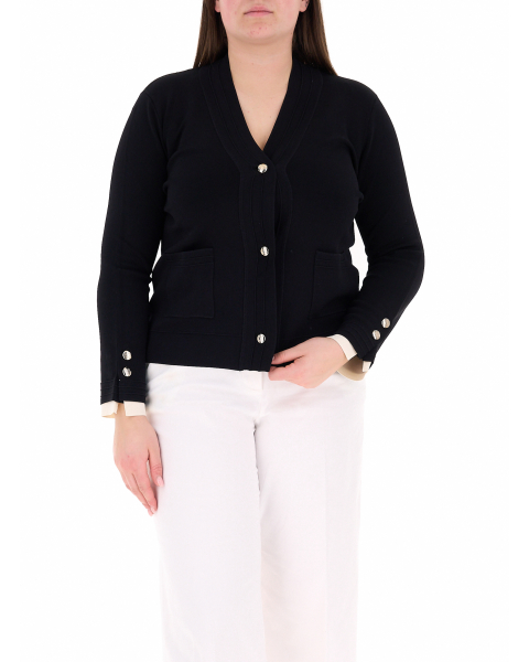 Cardigan con bottoni