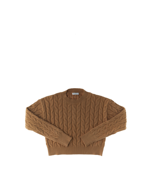 Maglione a trecce