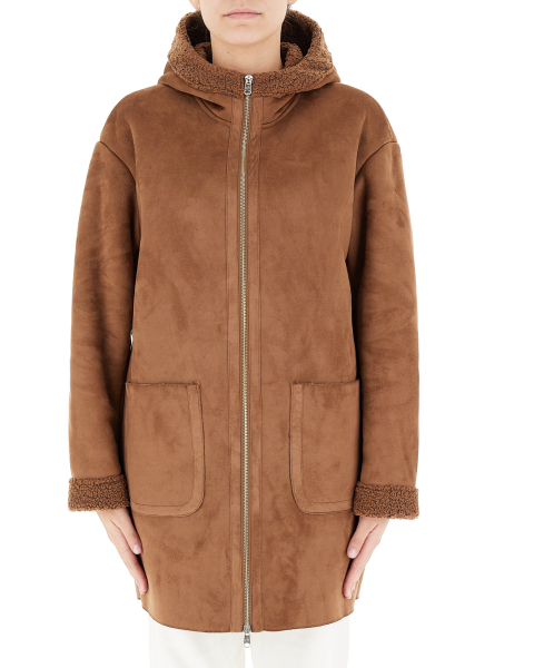 Cappotto con cappuccio