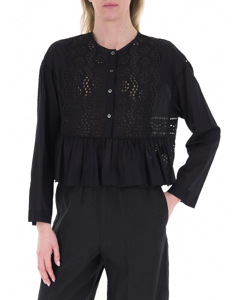 Blusa maniche lunghe