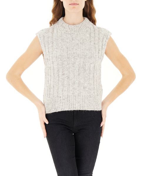 Maglione smanicato