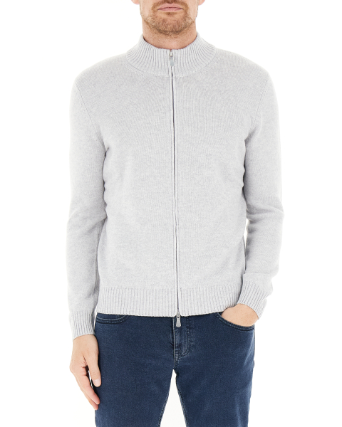Cardigan con zip