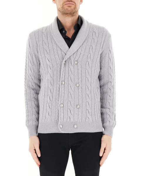 Cardigan a trecce
