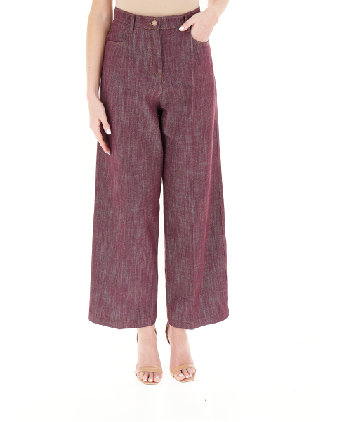 Pantalone wide leg