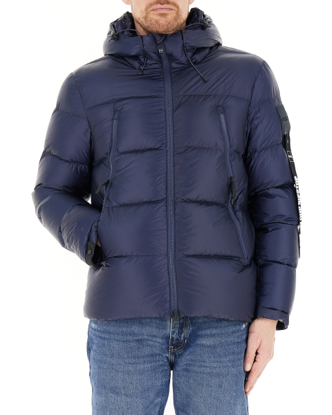 Piumino con cappuccio