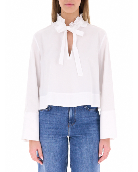 Blusa con fiocco