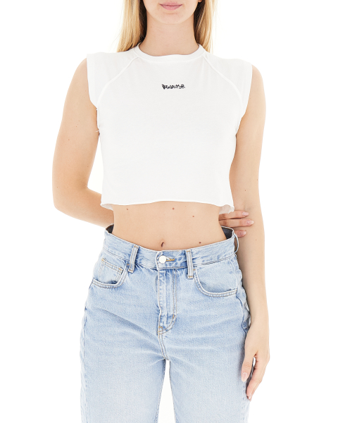 Top Girocollo Cropped