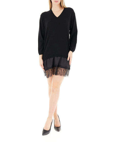 Abito maxi maglia
