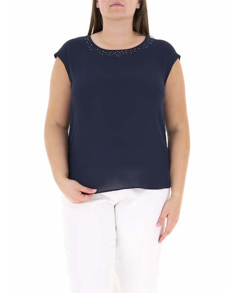Blusa maniche corte