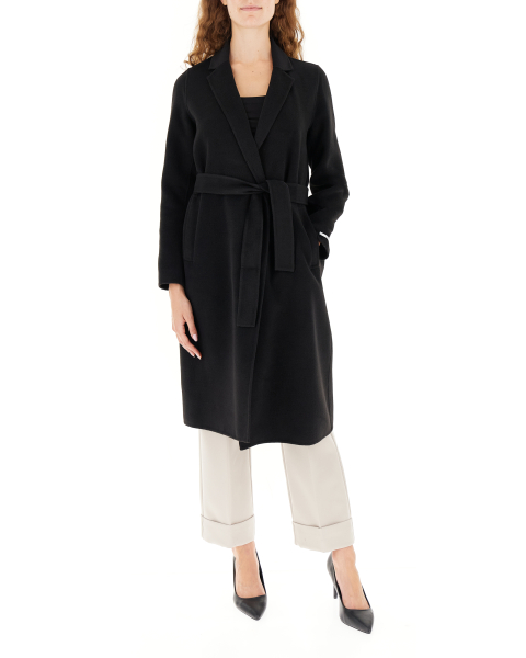 Cappotto con cintura