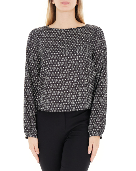 Blusa maniche lunghe