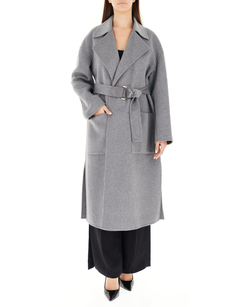 Cappotto con cintura