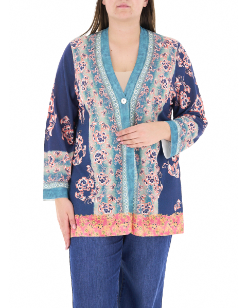 Cardigan in viscosa