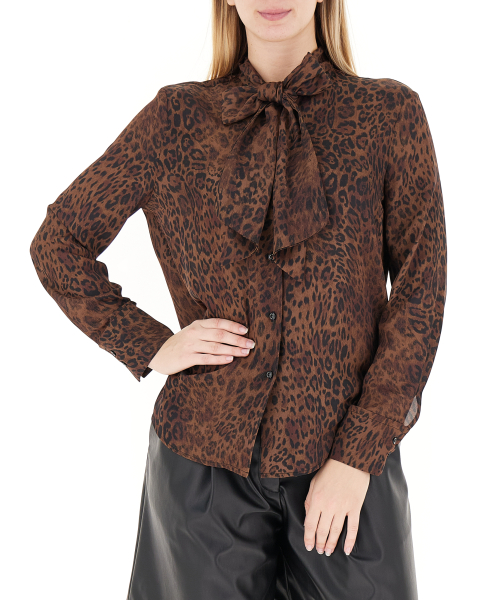 Blusa con fiocco