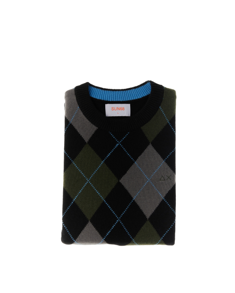 Maglione a rombi