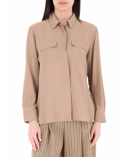 Camicia misto seta
