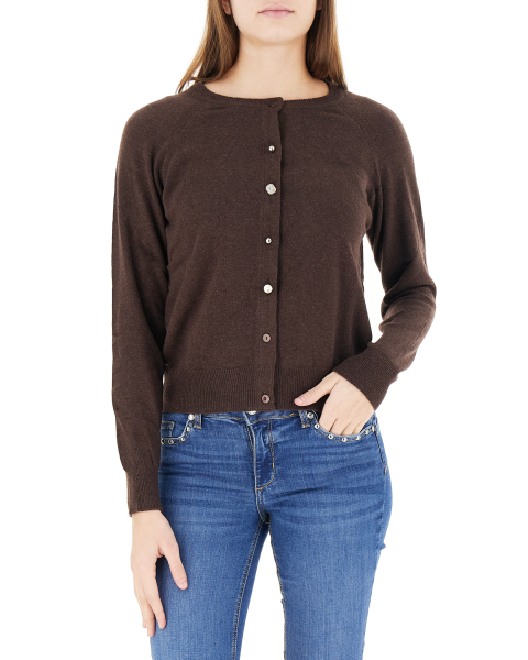 Cardigan misto lana