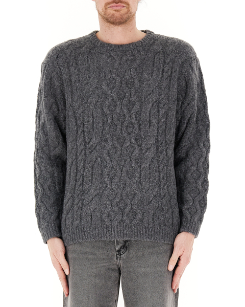 Maglione a trecce