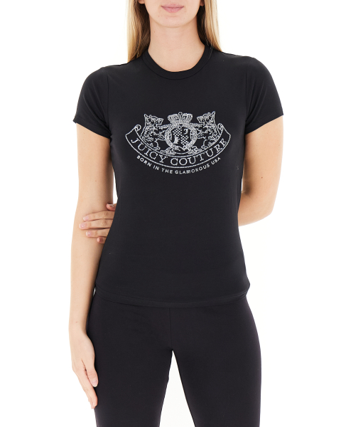 T-shirt con strass