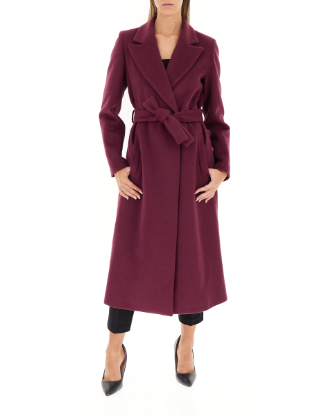 Cappotto con cintura