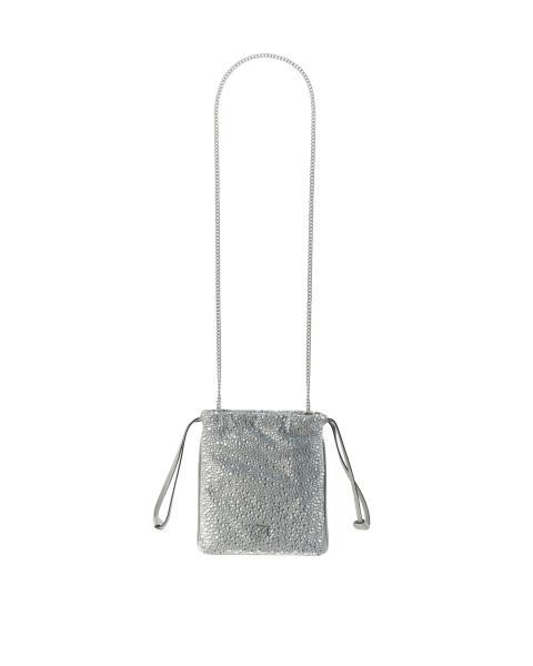 Borsa a tracolla con strass