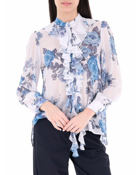 Blusa con volants