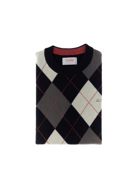 Maglione a rombi