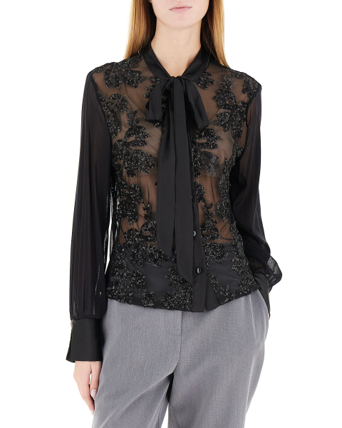Camicia con paillettes