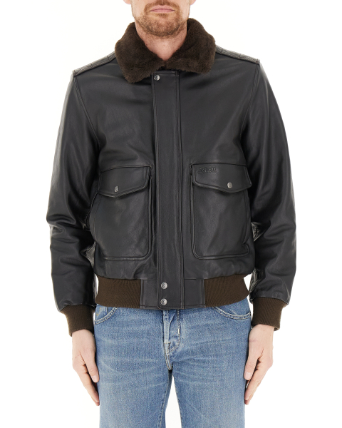 Bomber in pelle