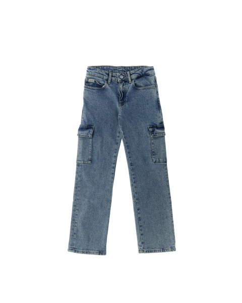 Jeans Cargo Cotone