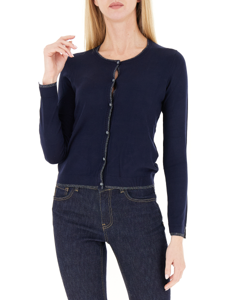 Cardigan con bottoni