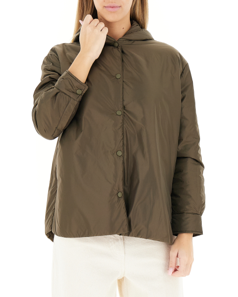 Piumino con cappuccio