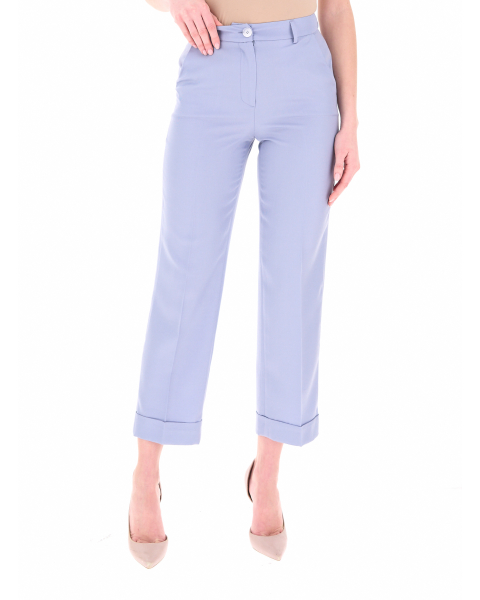 Pantalone con risvolto