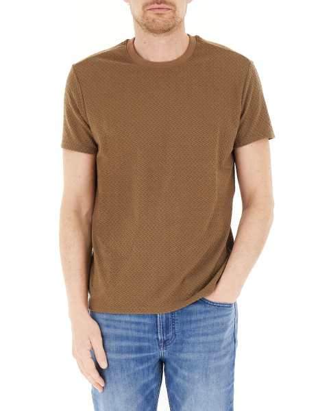 T-shirt tessuto lavorato