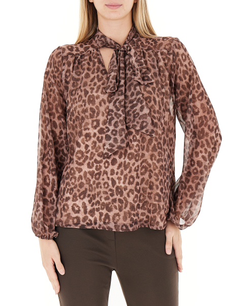 Blusa maniche lunghe