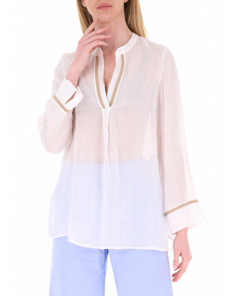 Blusa maniche lunghe