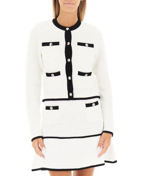 Cardigan con paillettes