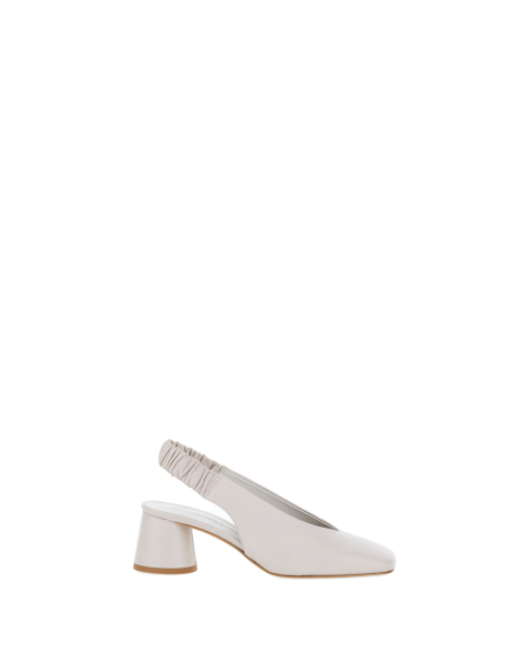 Décolleté pelle slingback