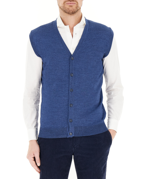 Gilet con bottoni