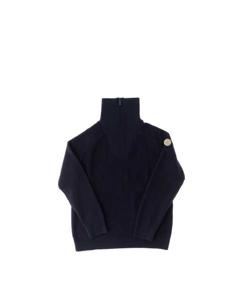 Maglione mezza zip