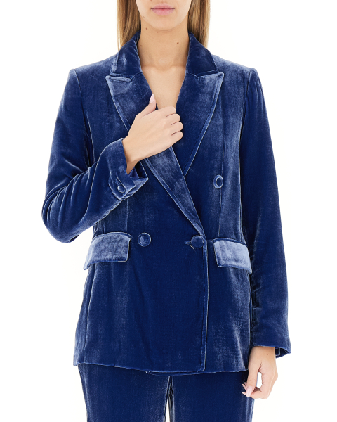 Blazer in velluto