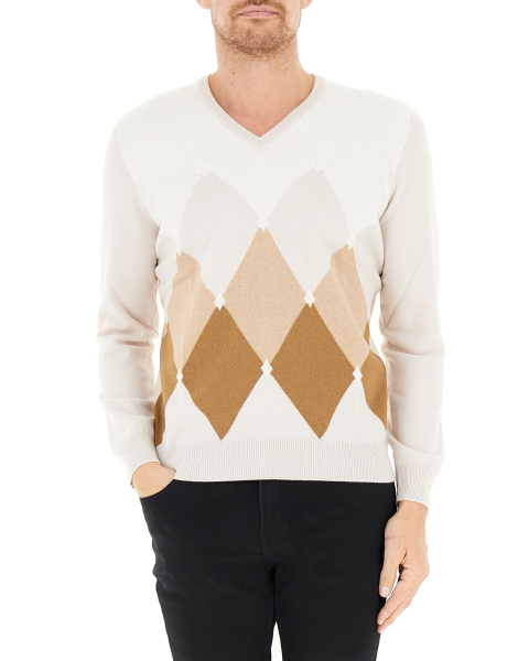 Maglione a rombi