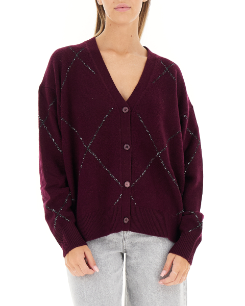 Cardigan scollo V