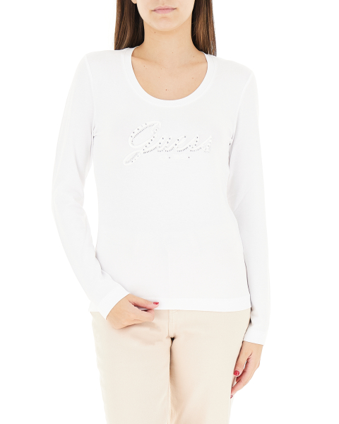 T-shirt con strass
