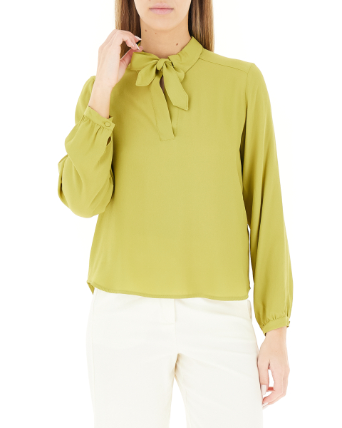 Blusa misto seta