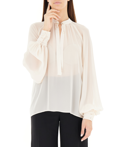 Blusa maniche palloncino