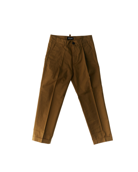 Pantalone pinces cotone
