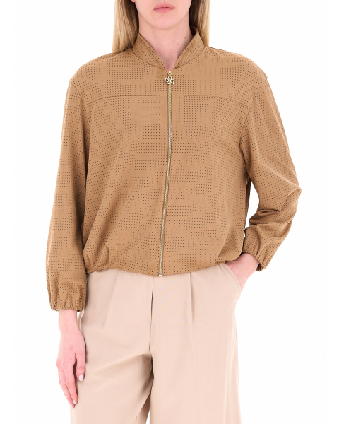 Bomber effetto scamosciato